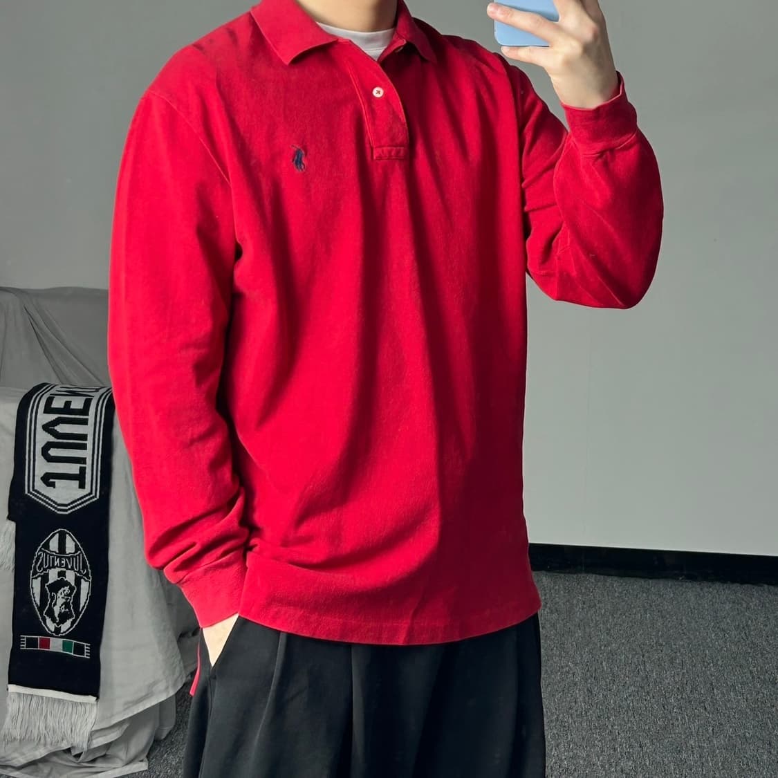 폴로 랄프로렌 레드 PK 카라티  상품이미지2