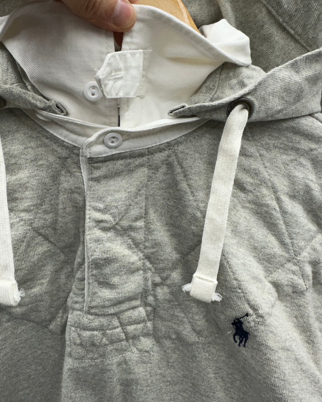 (L)90'S 폴로 후드 럭비티-M1618 상품이미지2