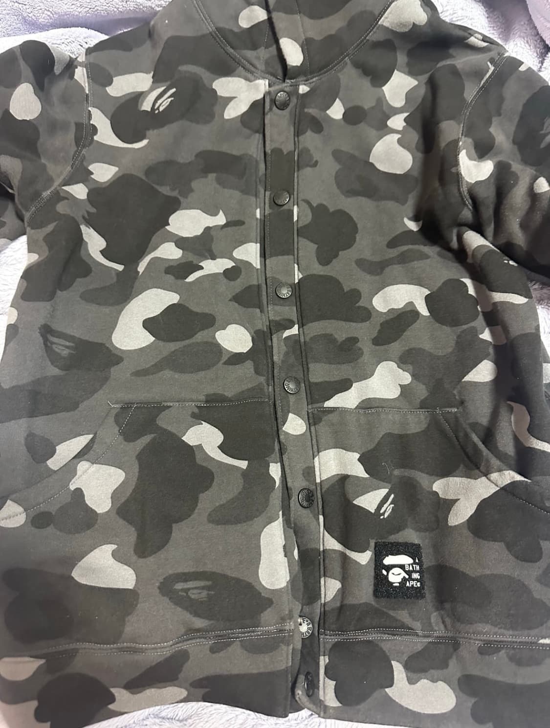 베이프 시티 카모 후드 바시티 상품이미지2