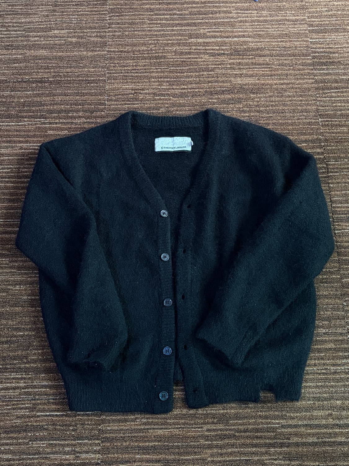 GRUNGE CARDIGAN BLACK 상품이미지6