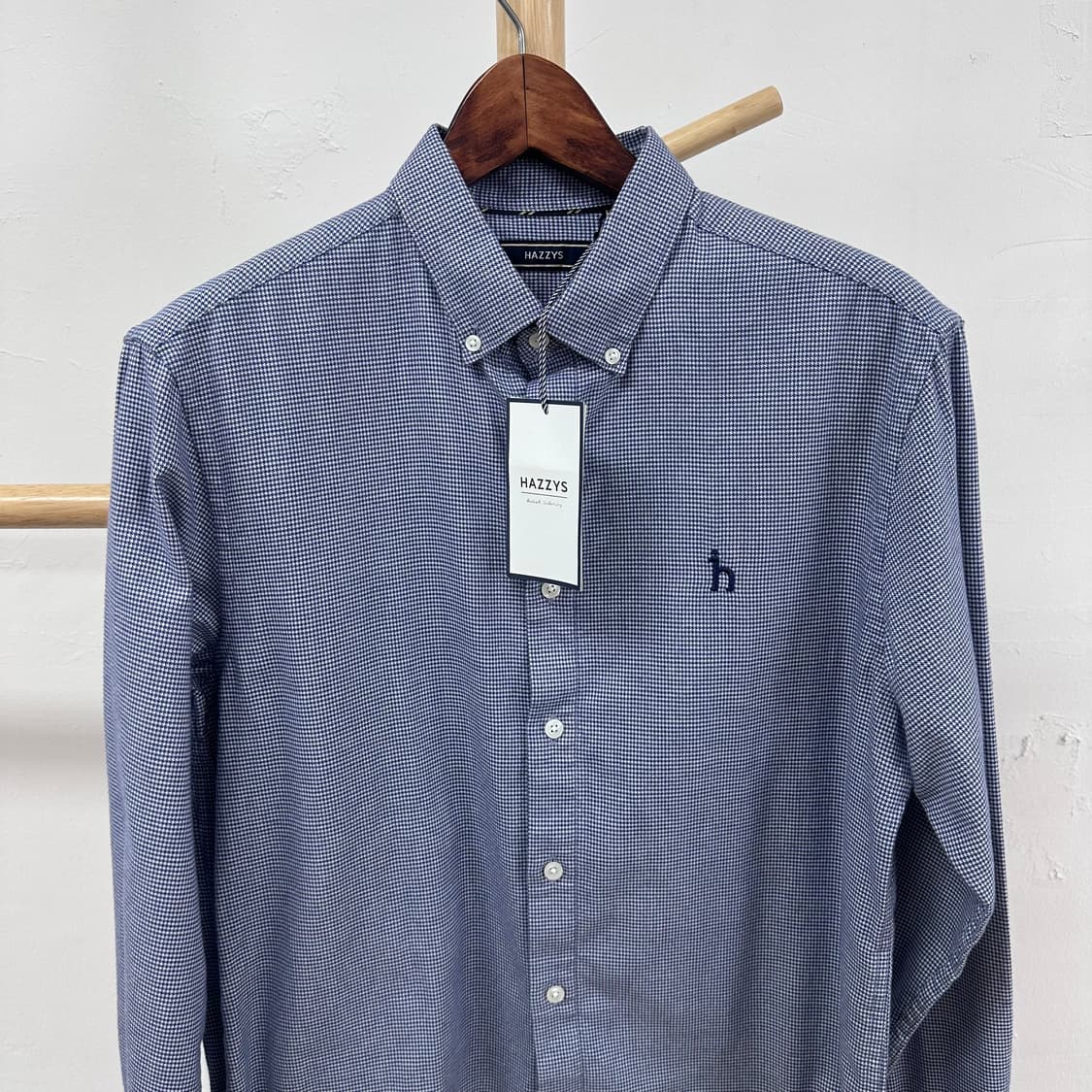 (새상품) HAZZYS 헤지스 하운즈투스체크 플라넬 셔츠 100 J26 상품이미지2