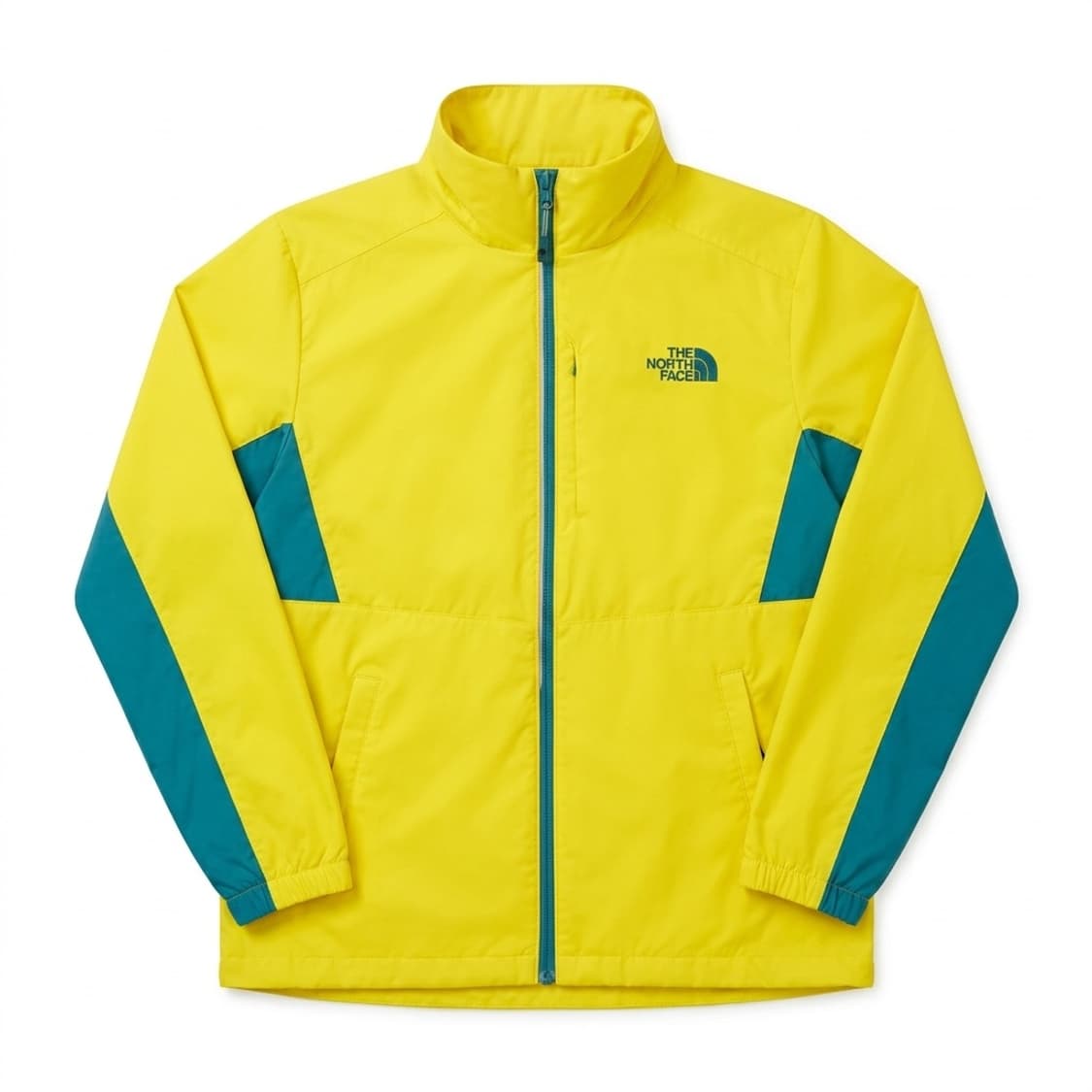 THE NORTH FACE 노스페이스 배색 바람막이 레몬 상품이미지1