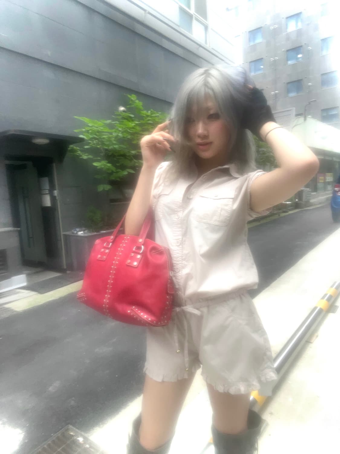 ‘MICHAEL KORS' red sholder bag 상품이미지2