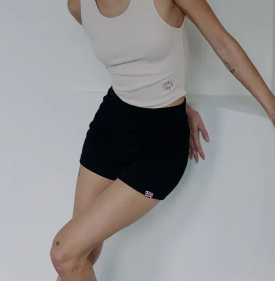 미치코런던 골지 쇼츠 블랙 상품이미지2