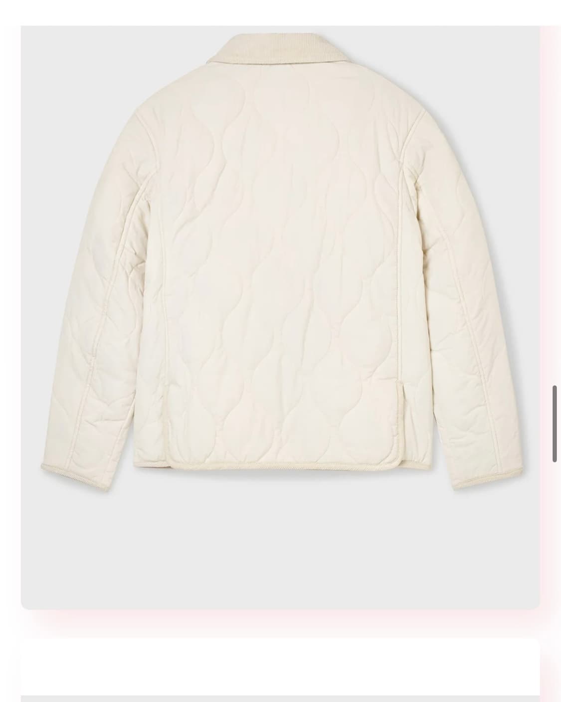 후아유 스티브 퀼팅 자켓 아이보리 경량패딩 간절기아우터 상품이미지3