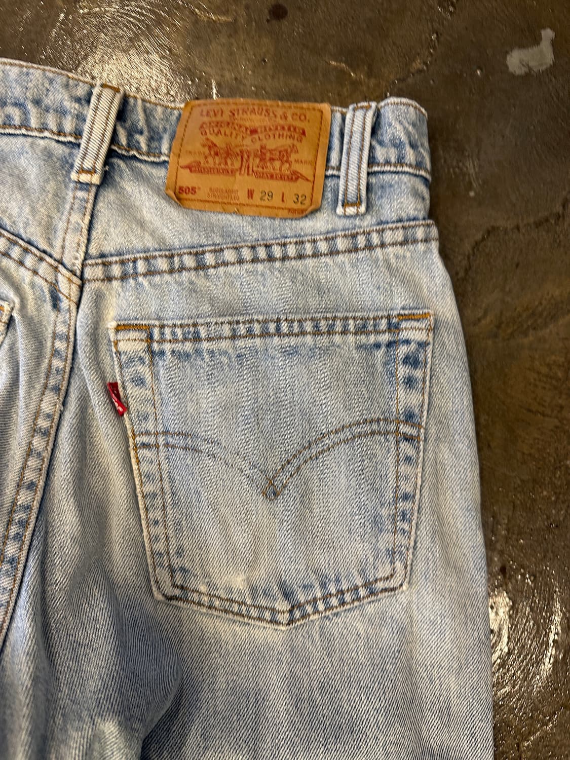 90s Levis 리바이스 505 W29 L32 상품이미지5