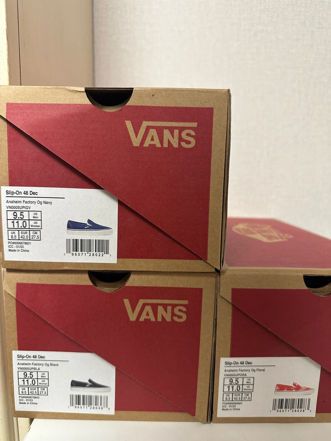 [9.5] 반스 슬립온 48 dec 애너하임 팩토리 블랙 상품이미지3