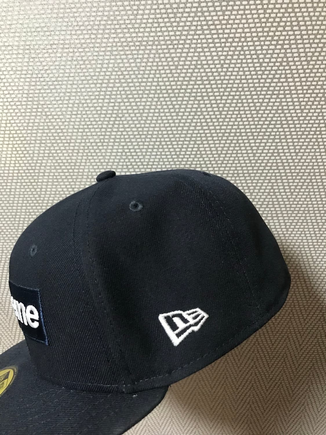 슈프림 x MLB 팀 박스로고 뉴에라 네이비 뉴욕 상품이미지3