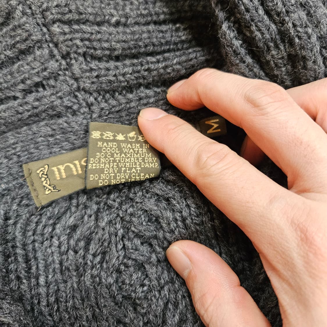 이니스크레프트 in IRELAND 메리노울 100% 숄카라 가디건 상품이미지5