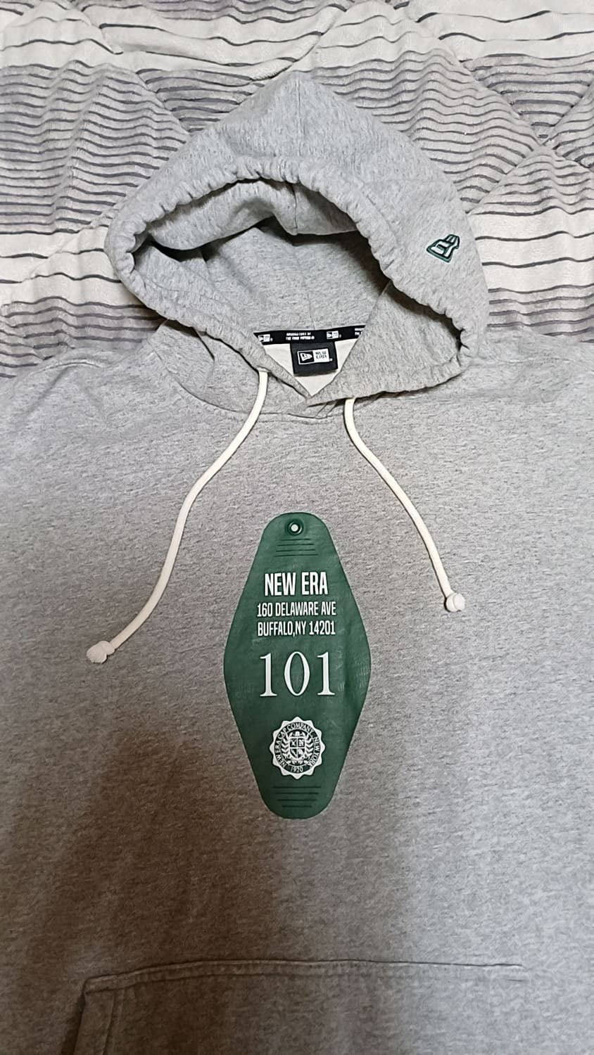 뉴에라 오버핏 기모후드 110 가슴63 기장75 상품이미지2