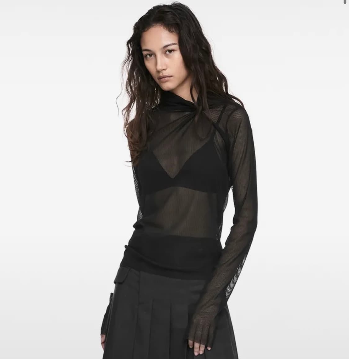 [새상품] 나체 NACHE PULLED NECK LONG SLEEVE 상품이미지1