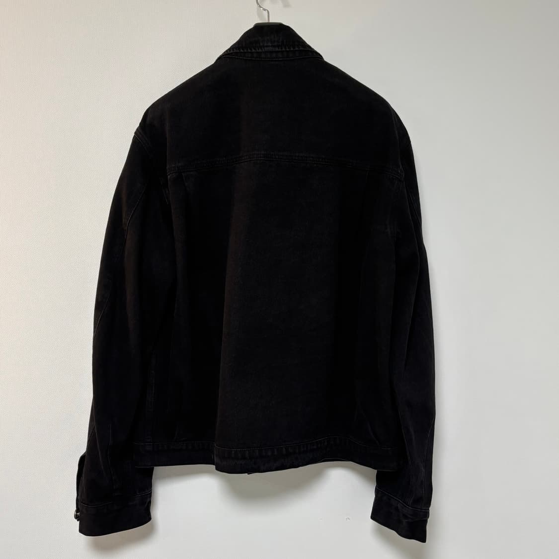 비이커 블랙 데님 자켓 상품이미지4