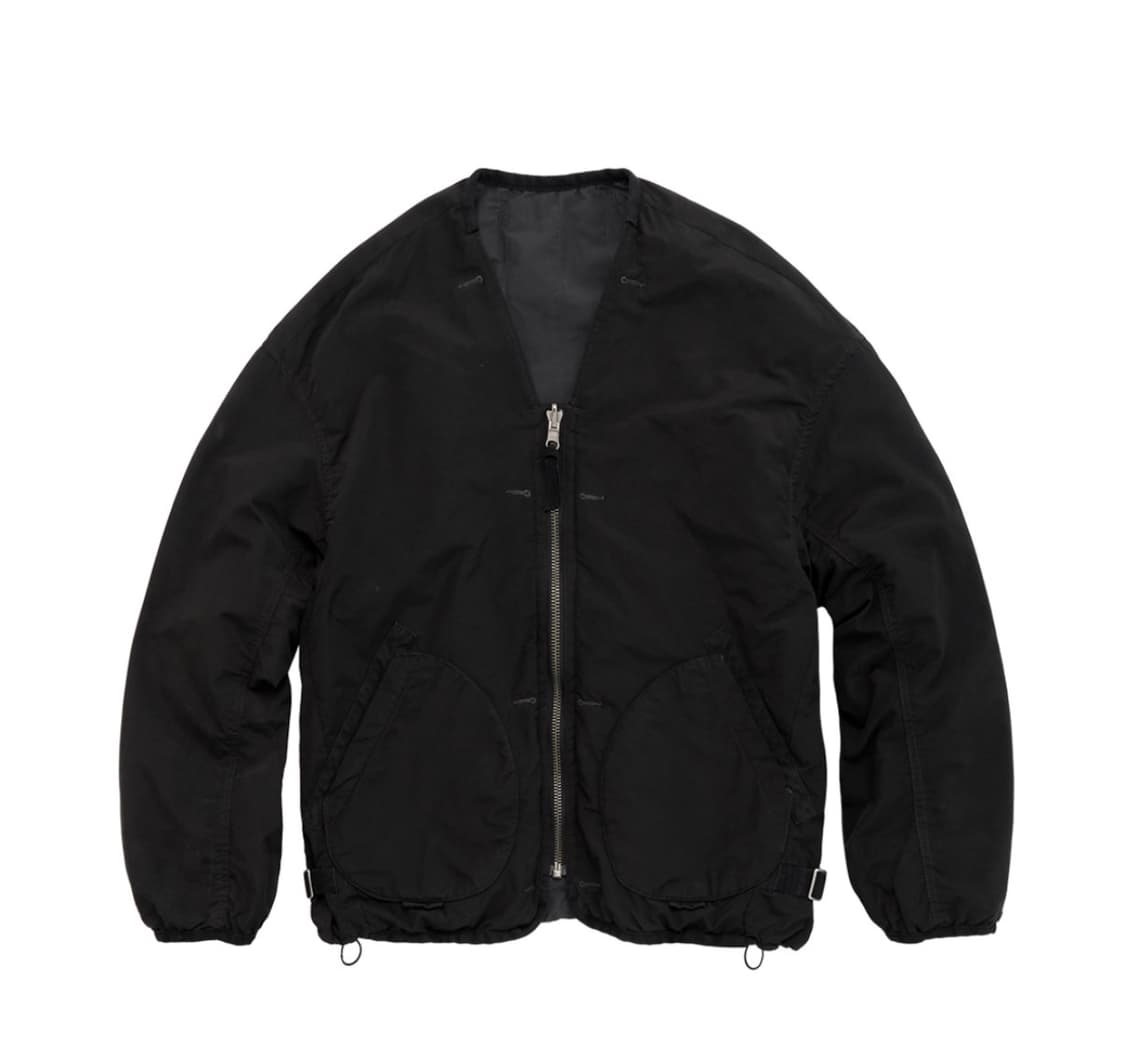 [3] 폴리테루 리버시블 라이너 자켓 블랙+차콜 상품이미지1