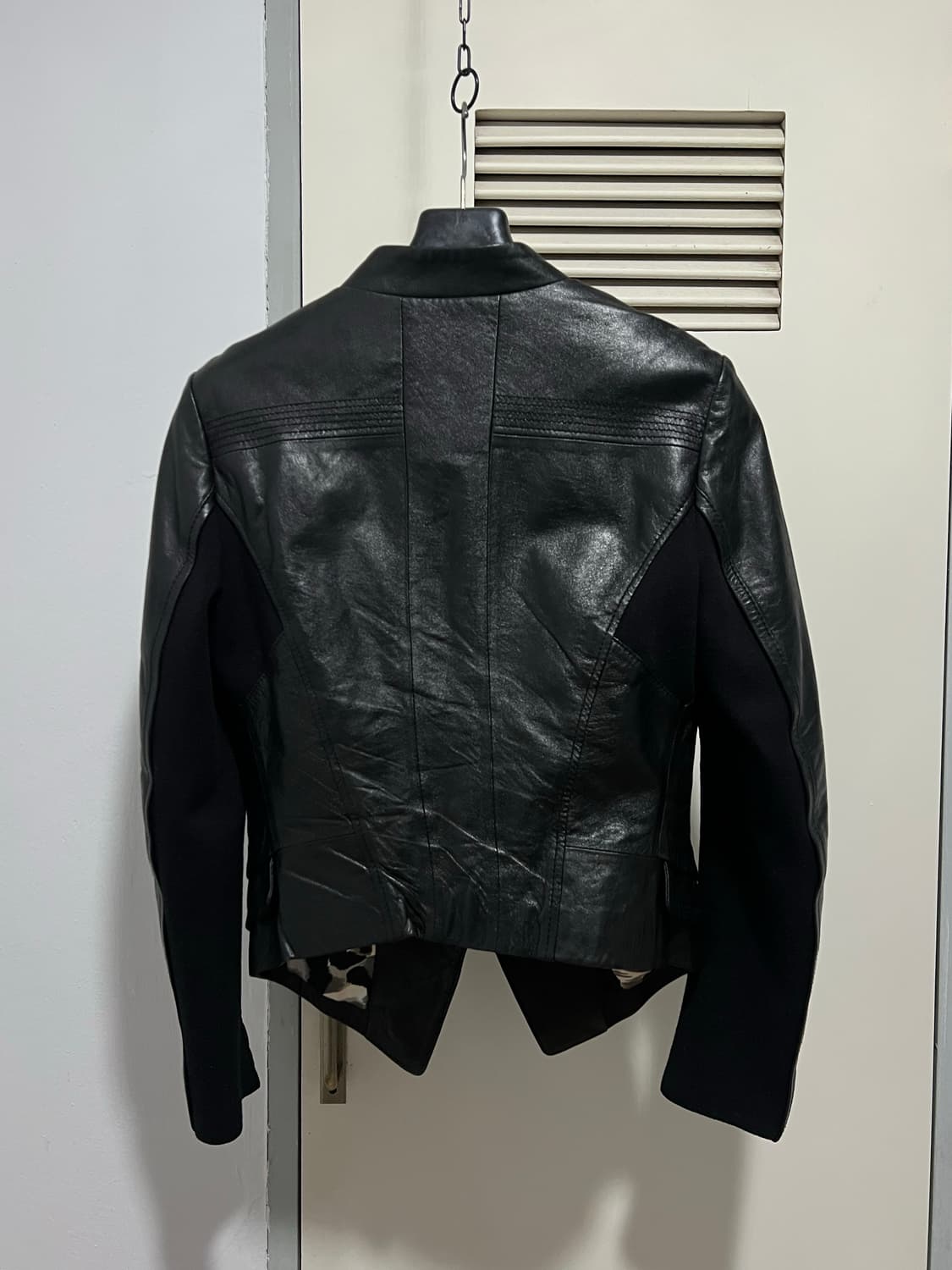 레오파드 리얼 레더 자켓 상품이미지2