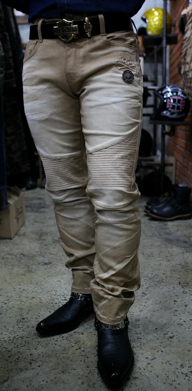 워싱베이지 스컬 포인트진 상품이미지1