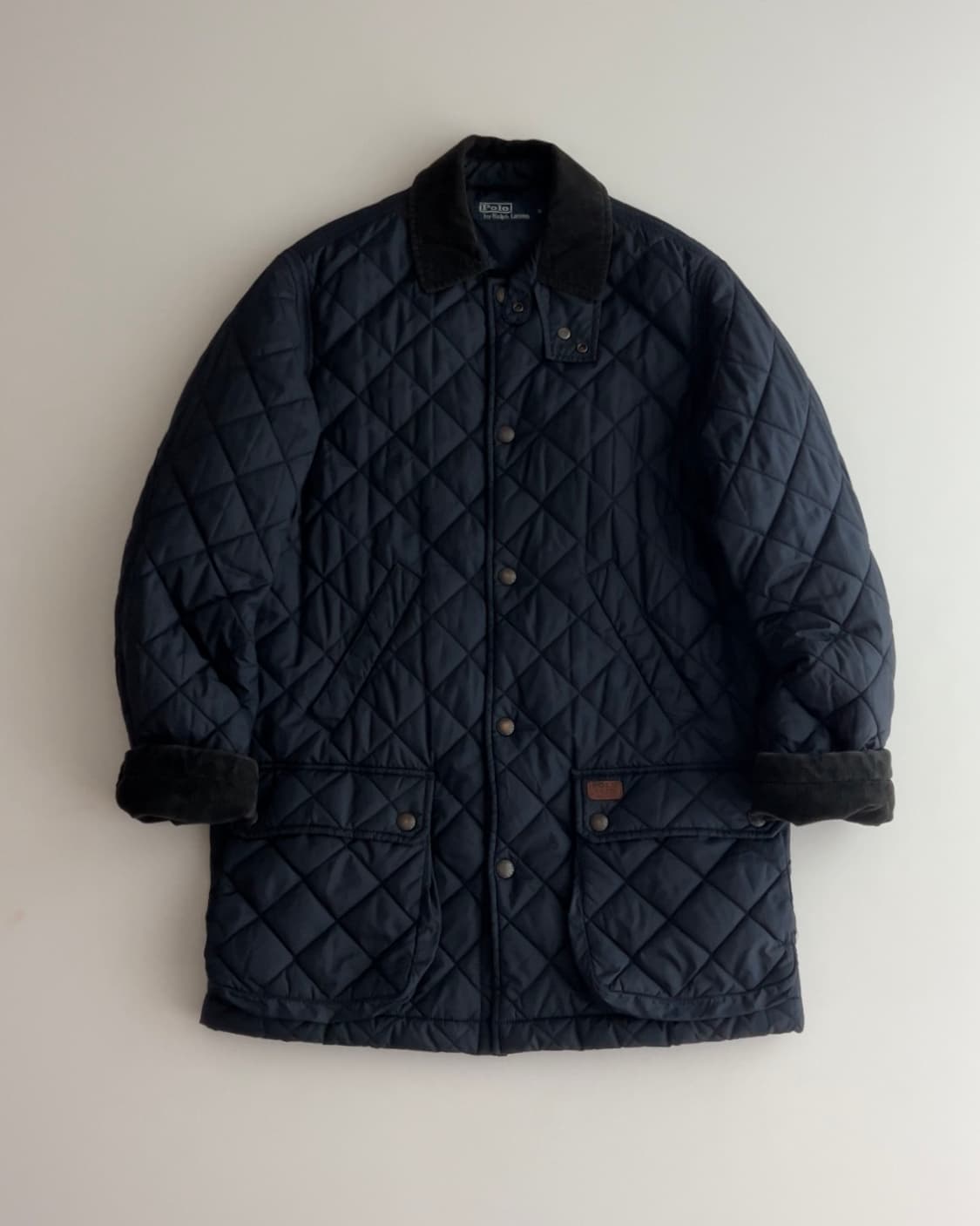 폴로 랄프로렌 코듀로이 카라 퀼팅 자켓 S 상품이미지1