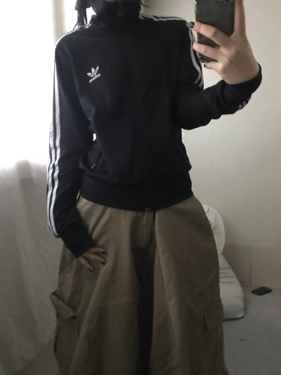 아디다스 블랙 실버 딱붙핏 져지 상품이미지1