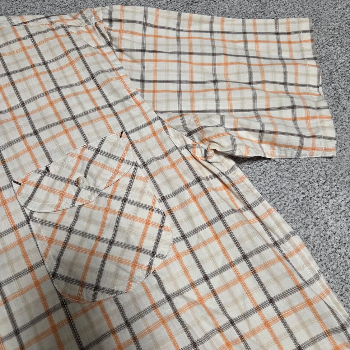 90s Kansai Jeans 빈티지 반팔 셔츠 L-XL(100-105) 상품이미지4