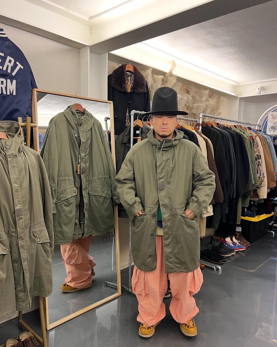 1980s FRENCH ARMY M-64 80s 프랑스군 모즈파카 개파카 상품이미지3