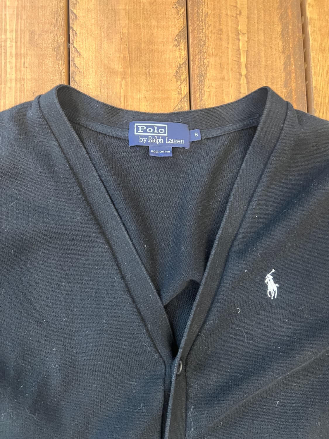 폴로 블랙 가디건 상품이미지8