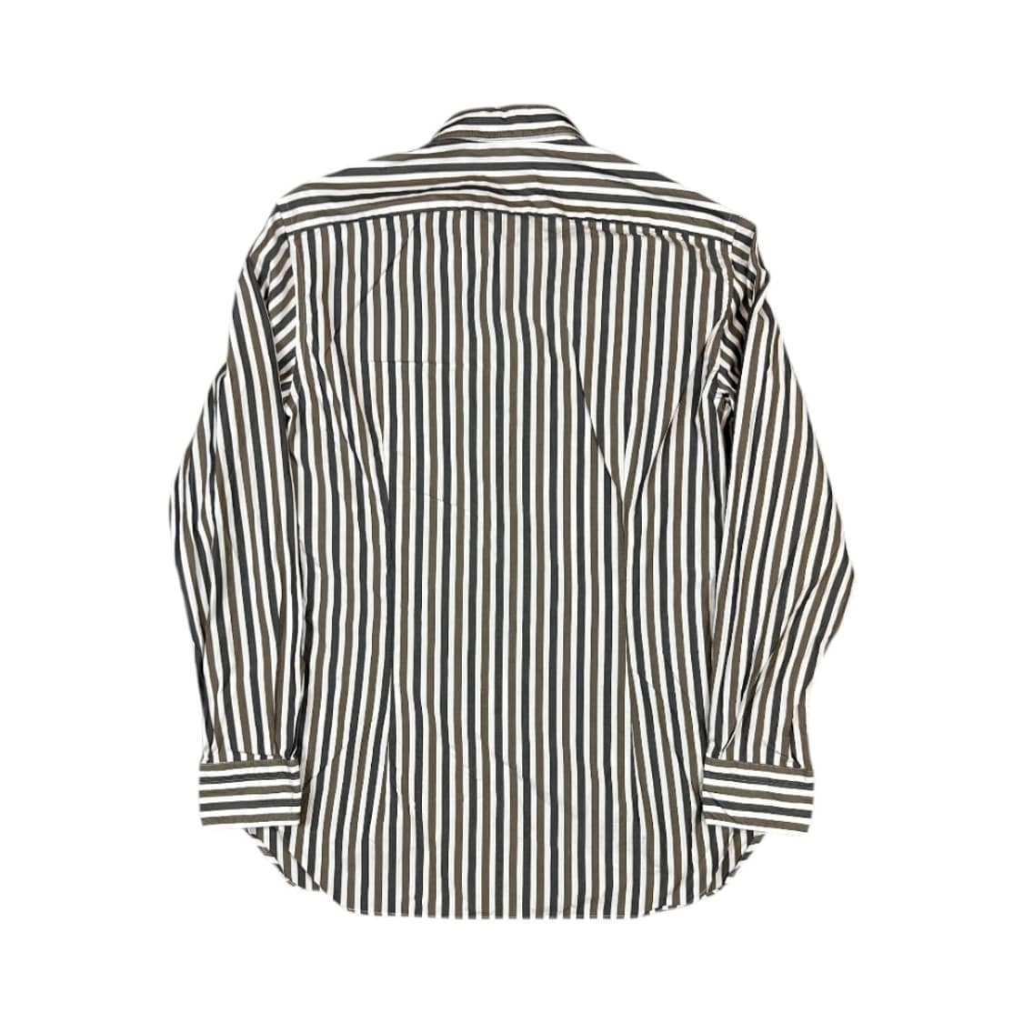 (M) 에르메냐질도 제냐 실크혼방 히든버튼 스트라이프 셔츠 TS-015 상품이미지2