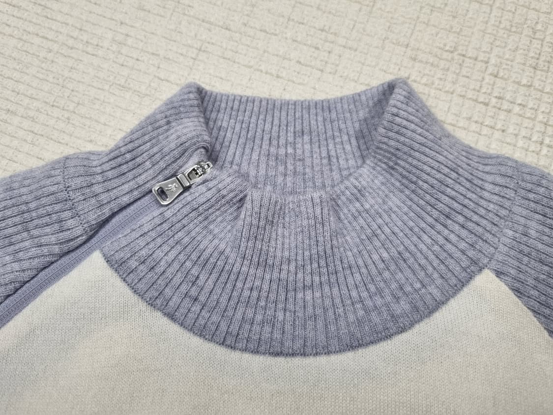 까스텔바작 여성 배색 방풍 하이넥 니트 티셔츠 95 상품이미지6