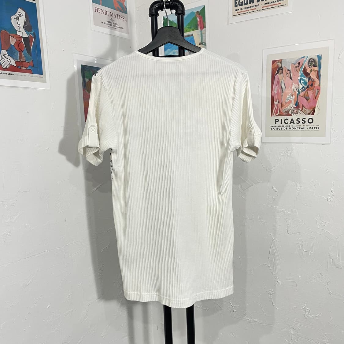 펑크 레터링 브이넥 티셔츠 상품이미지3