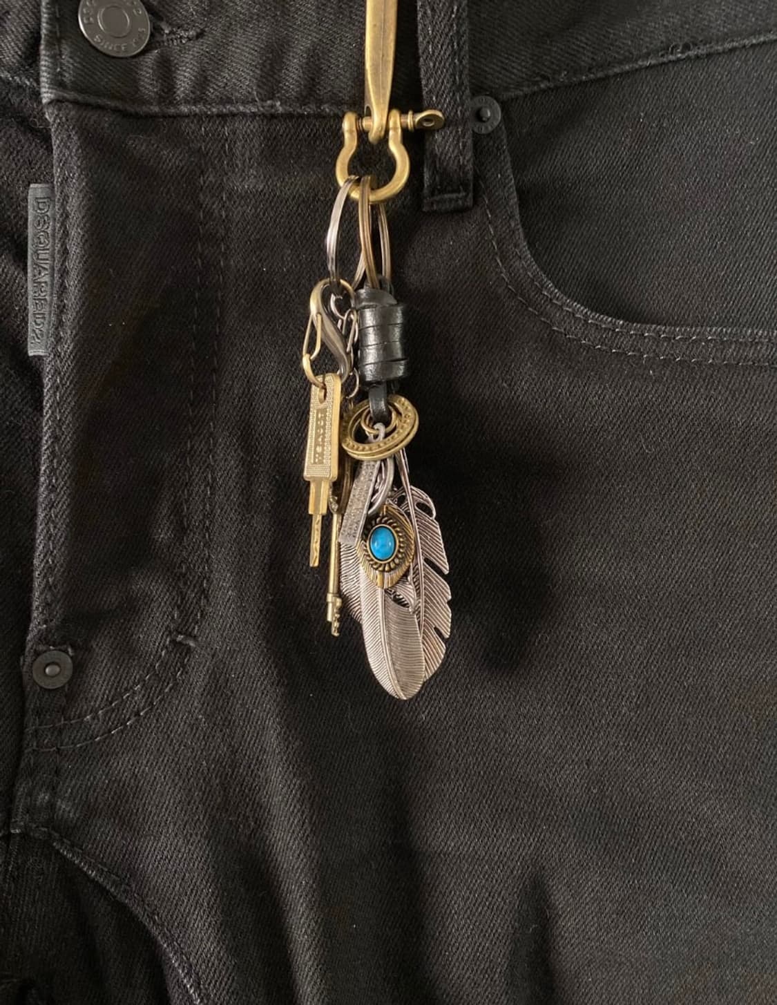 에스닉 깃털 키링 상품이미지2