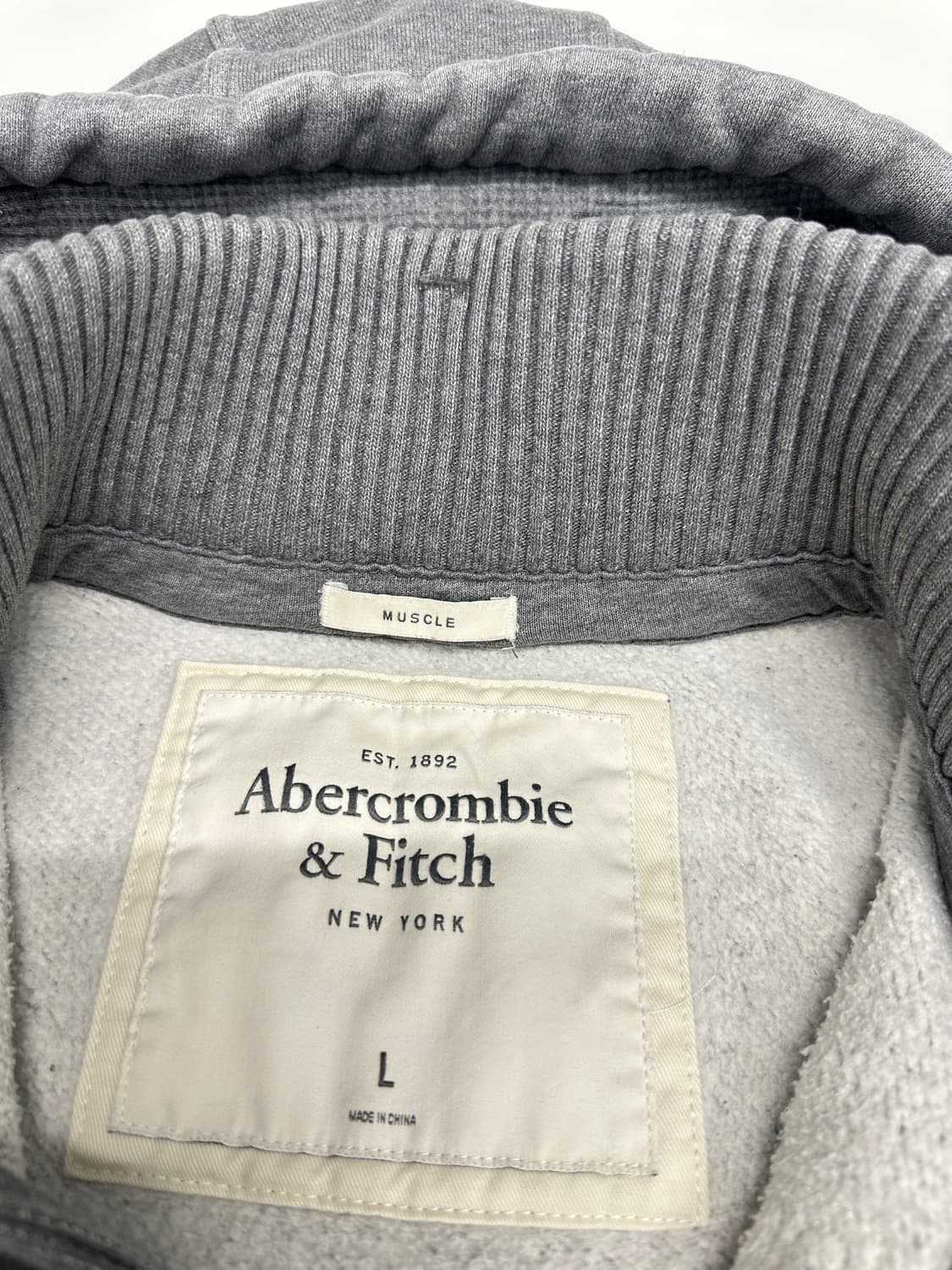 아베크롬비 스펠로고 스냅버튼 후드자켓 상품이미지4