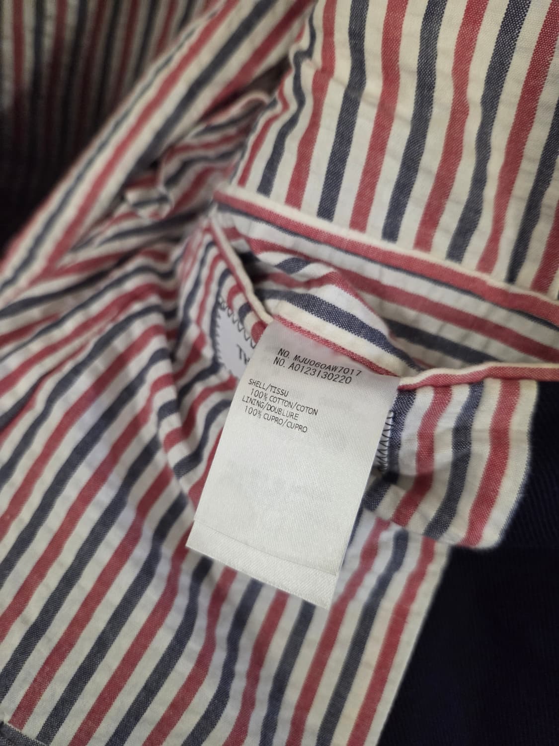 톰브라운 네이비 자켓 상품이미지7