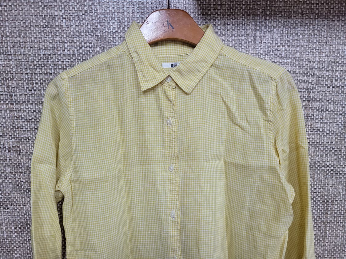 95사이즈 유니클로 린넨 셔츠 상품이미지2