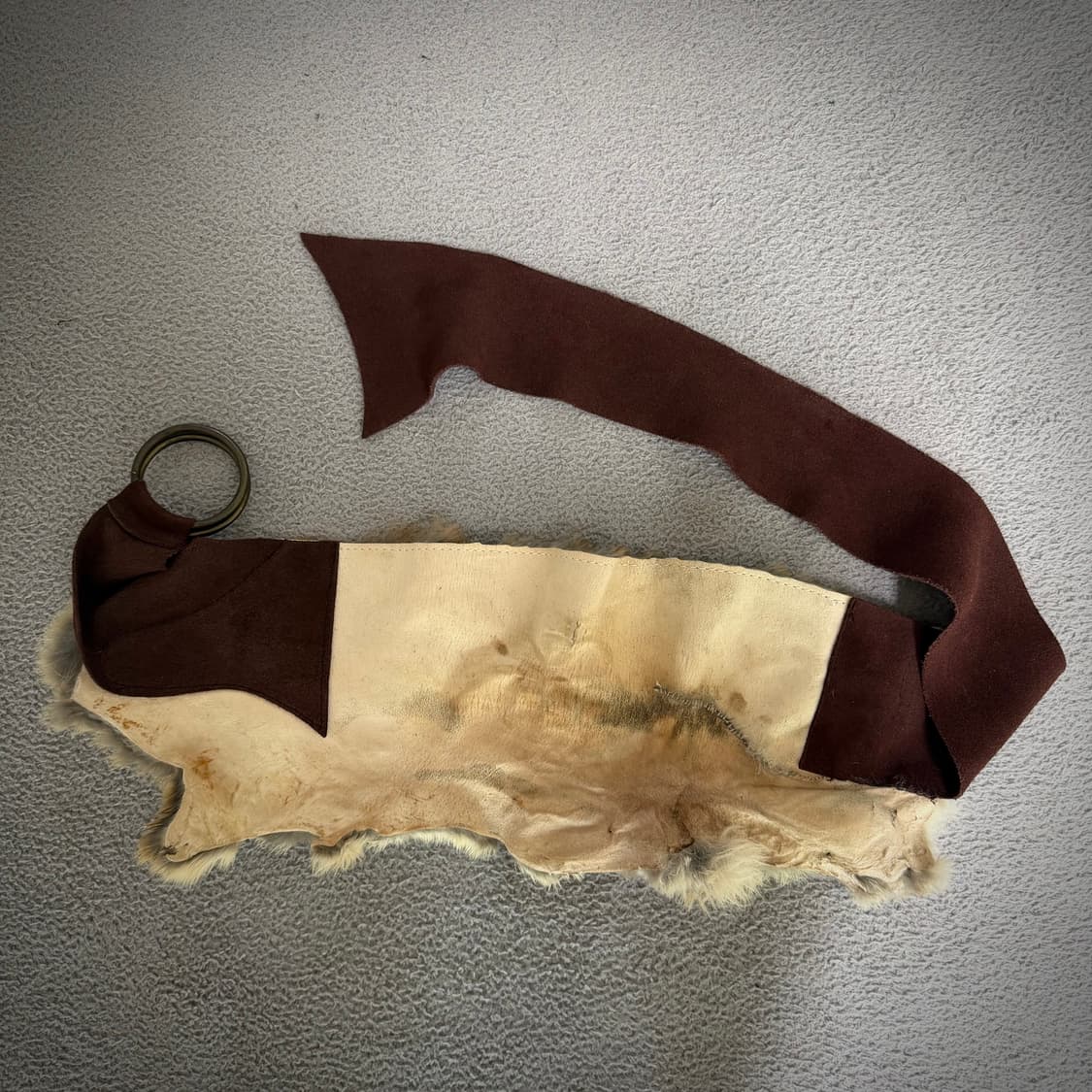 Goa rabbit fur belt 상품이미지3