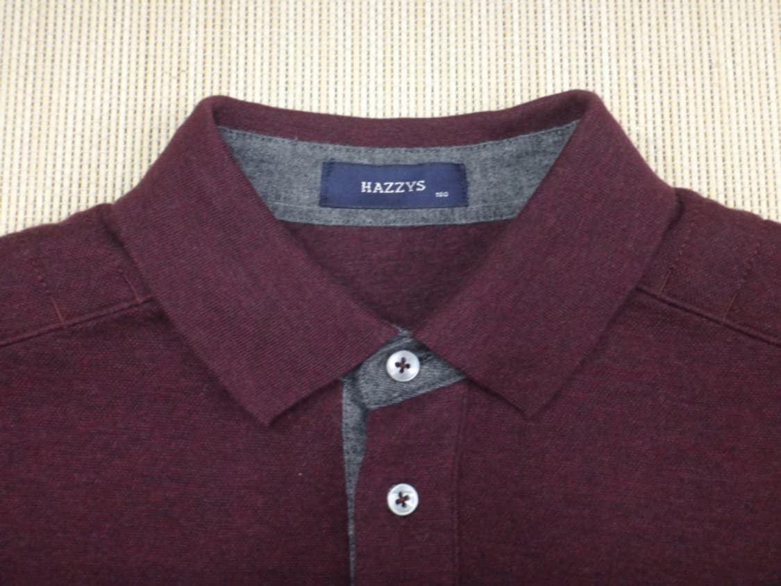 (100) HAZZYS 헤지스 남성 카라 긴팔 티셔츠 상품이미지6