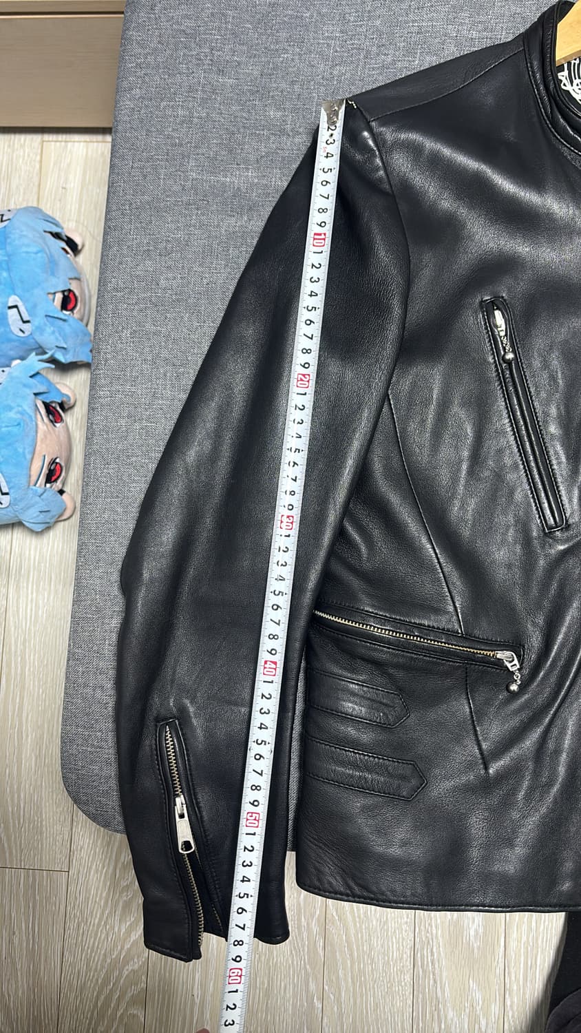 (예약중)넘버나인 레더 볼체인 라이더 가죽자켓 2사이즈 상품이미지9