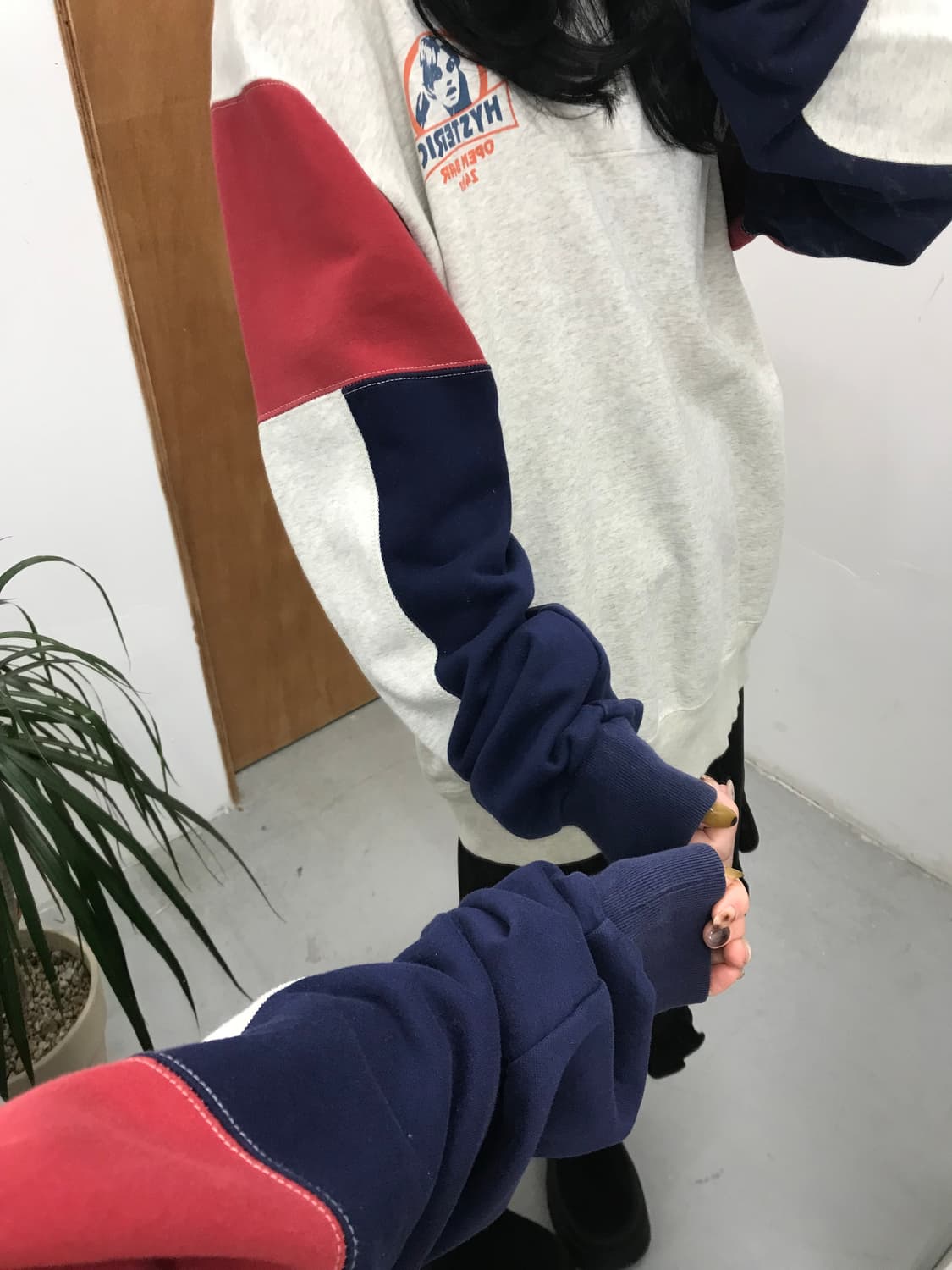 HYSTERIC GLAMOUR HYS Bar Pt Pullover 상품이미지4