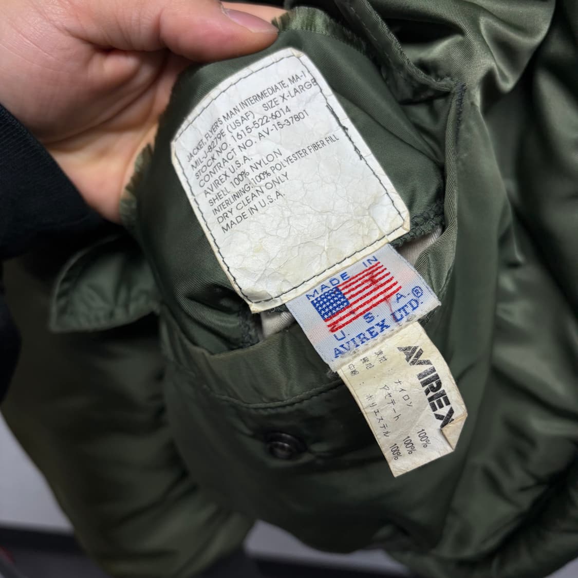 Avirex Ma-1 상품이미지4