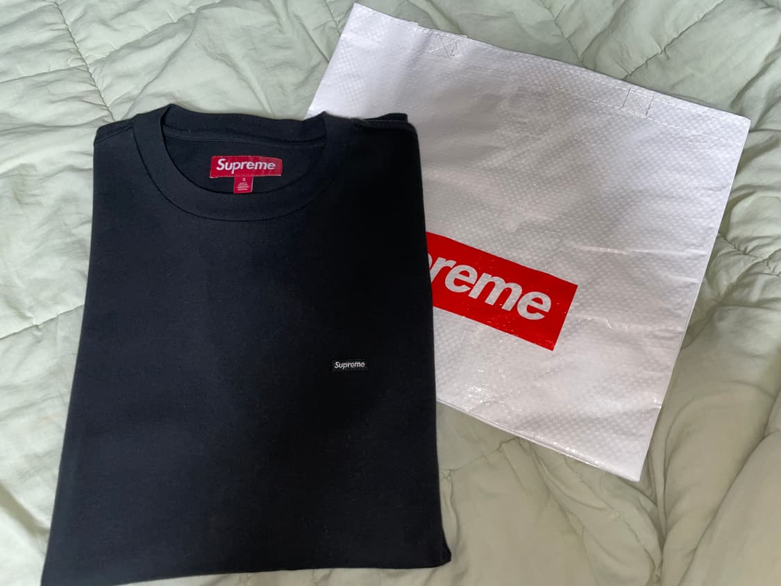 슈프림 스몰 박스 롱슬리브 티셔츠 블랙 S 상품이미지3