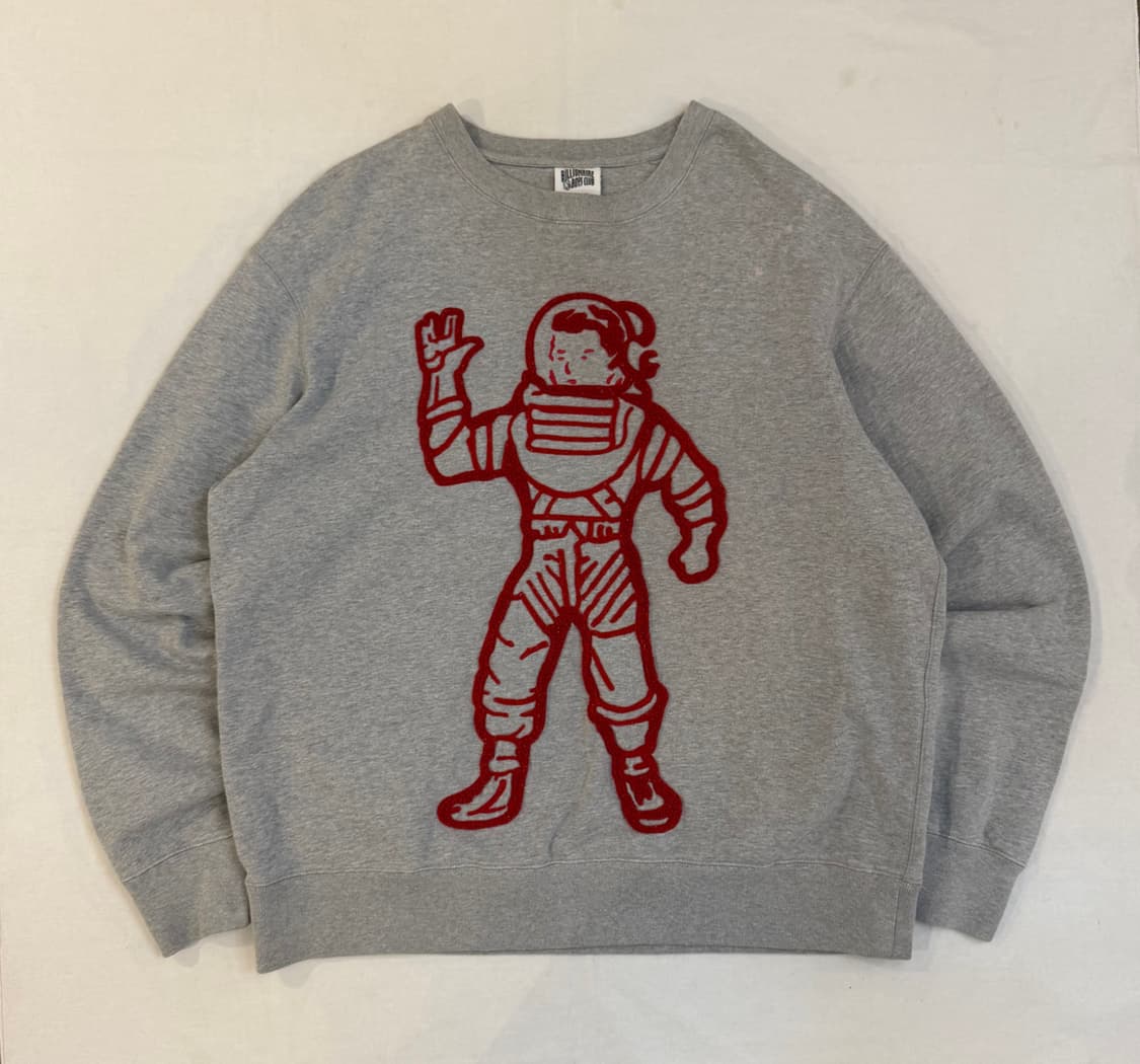 BBC 빌리어네어 보이즈 클럽 빅로고 우주인 맨투맨 그레이 상품이미지1