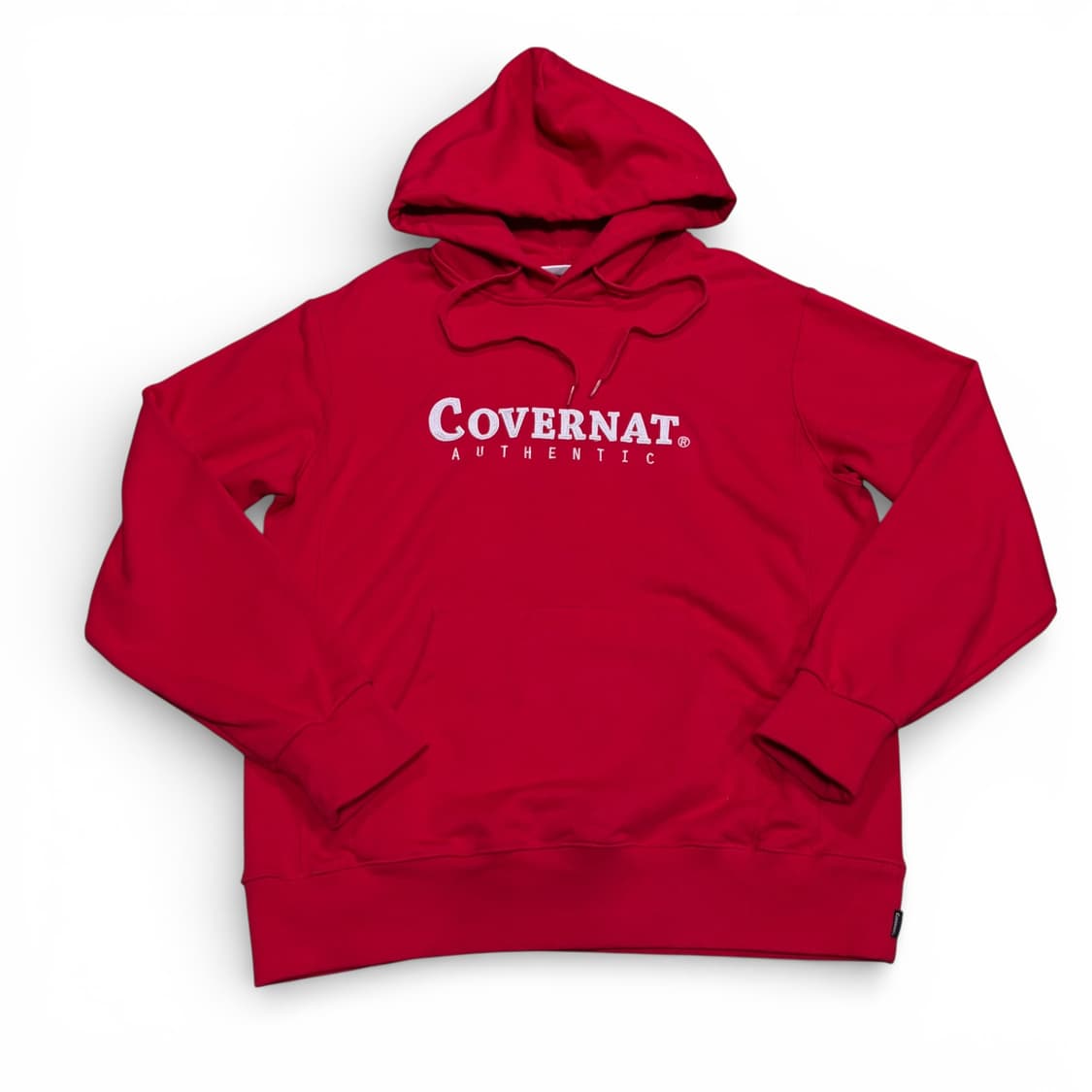 M 커버낫 레드 레터링 후드티 상품이미지1