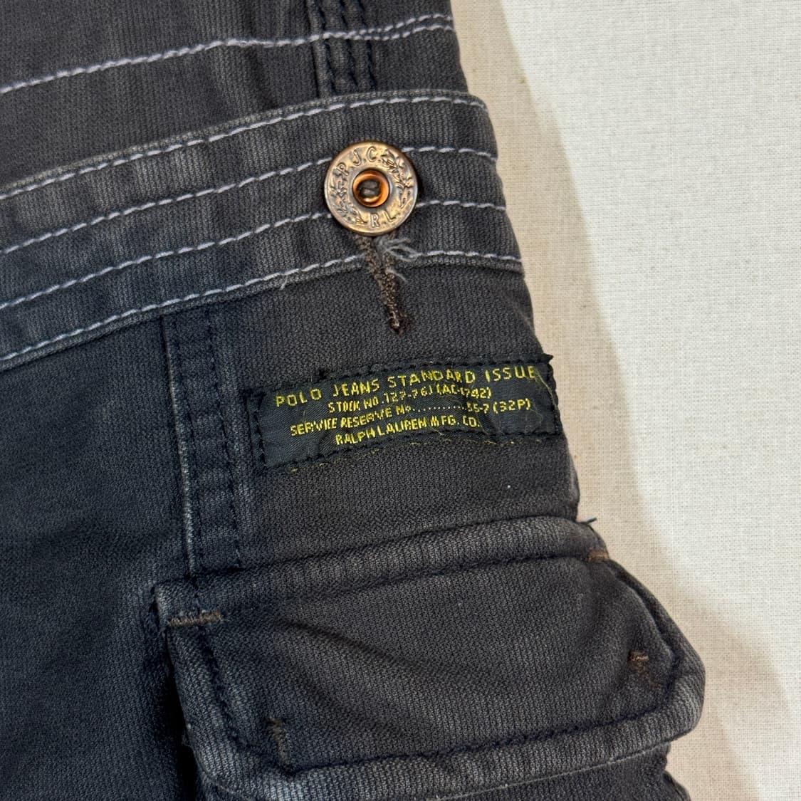 31inch) 폴로 진스 멀티포켓 워크 팬츠 카고 팬츠 상품이미지3