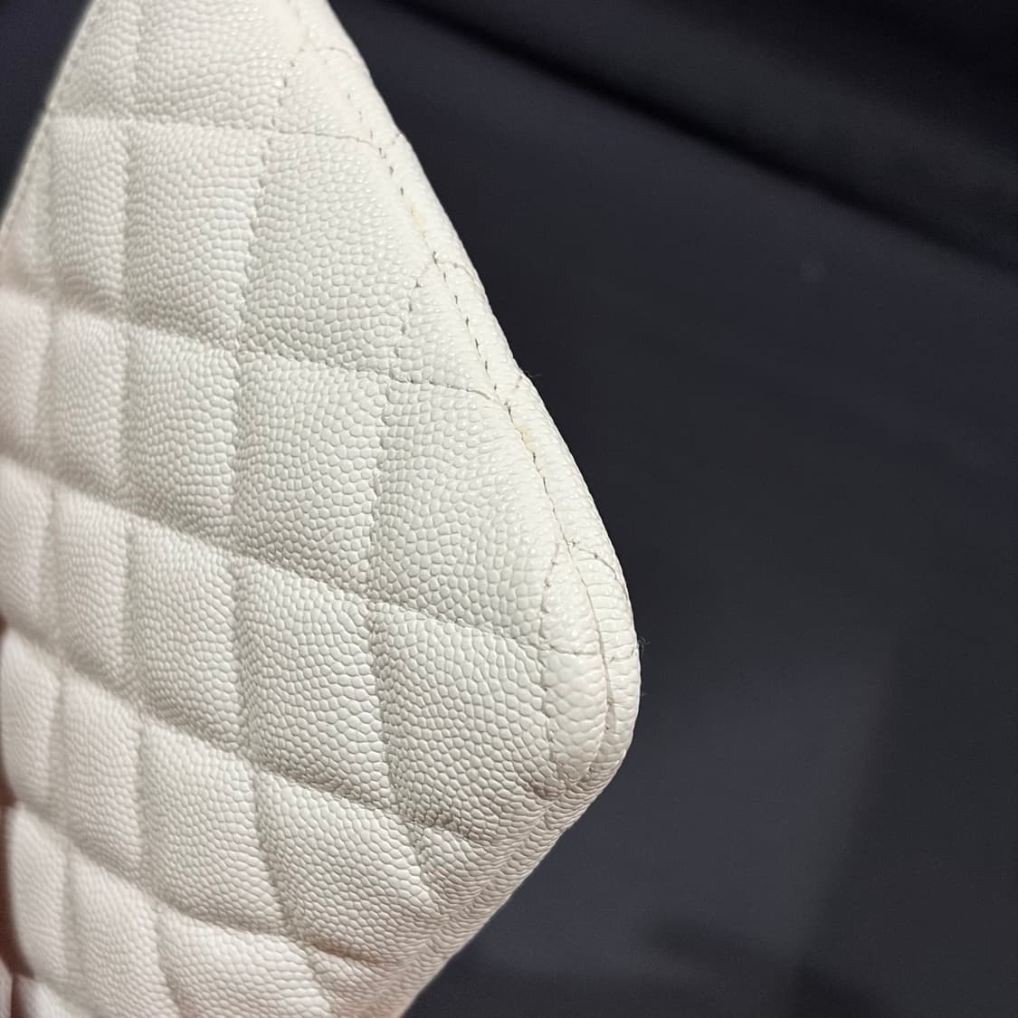 샤넬/화이트캐비어스몰파우치/S 상품이미지6
