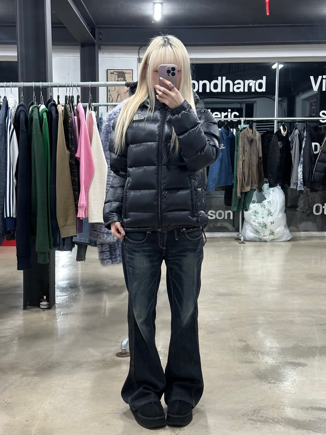 노스페이스 700 눕시 패딩 상품이미지2