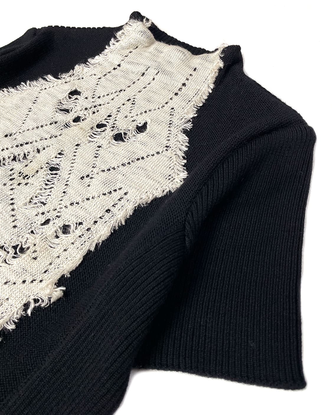 Hiroko BIS 하이넥 골지 니트 탑  상품이미지6