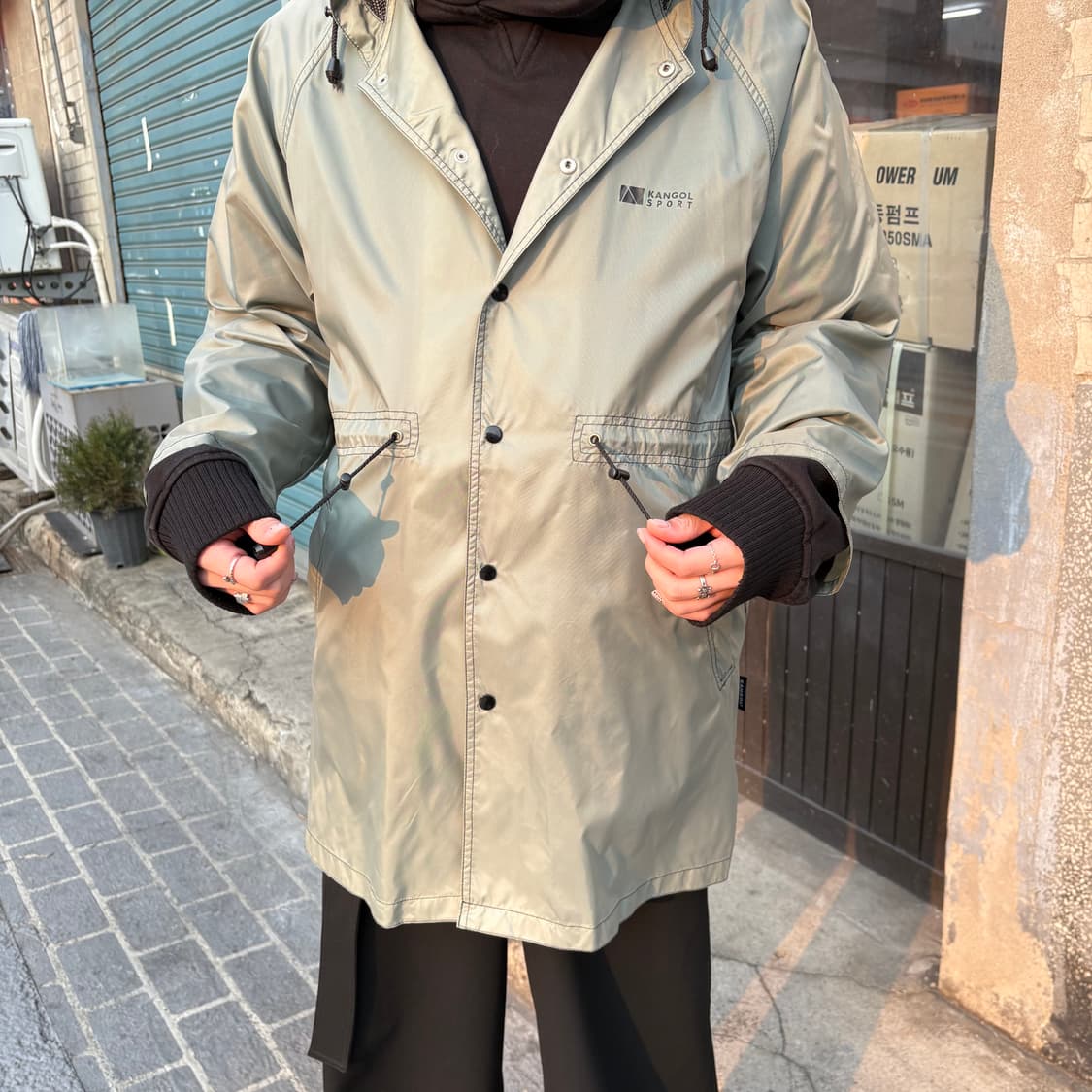 90s 캉골스포츠 레인코트 상품이미지4