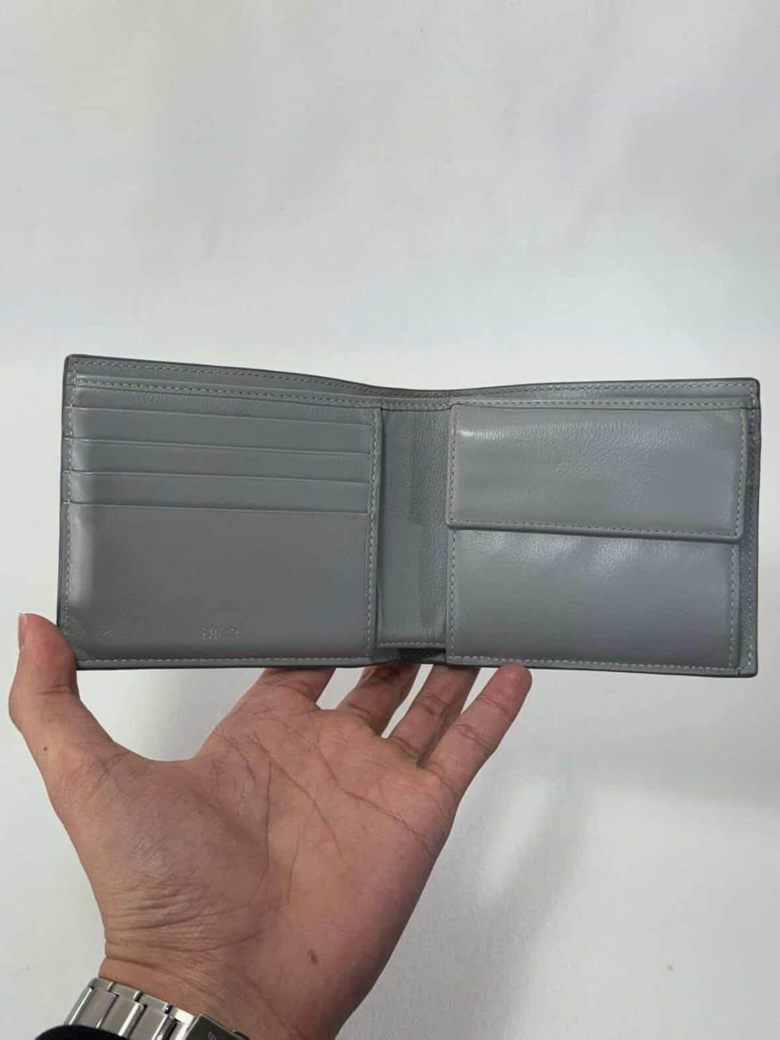 [정품] 디올 CD 다이아몬드 캔버스 반지갑 상품이미지5