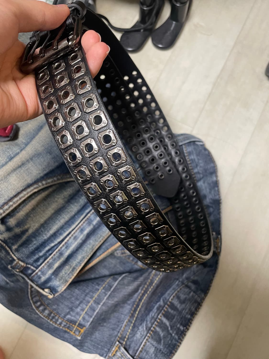 리벳 벨트 상품이미지2