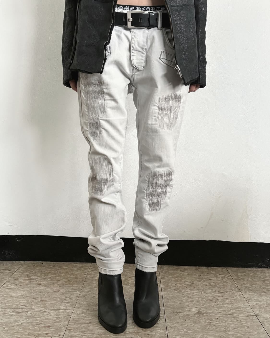 발망 디스트로이드 사치코 그런지 바이커데님 상품이미지2