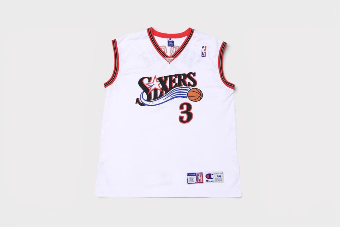 [L] 00's NBA 챔피온 세븐티 식서스 아이버슨 스윙맨 져지 상품이미지1