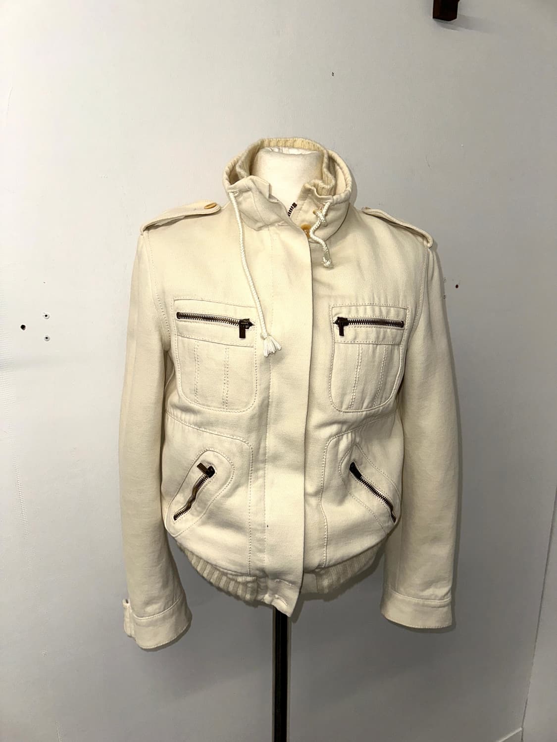 seebychloe 끌로에 y2k 포켓 야상 아이보리(안감탈부착) 상품이미지1