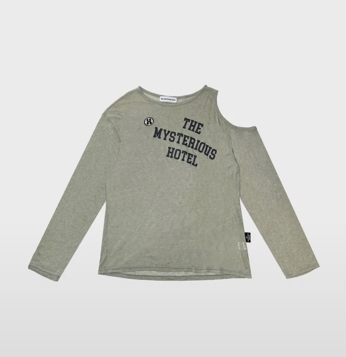 더미스테리어스호텔 숄더홀슬리브 카키 상품이미지5